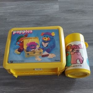 Vintage popples lunch box and thermos